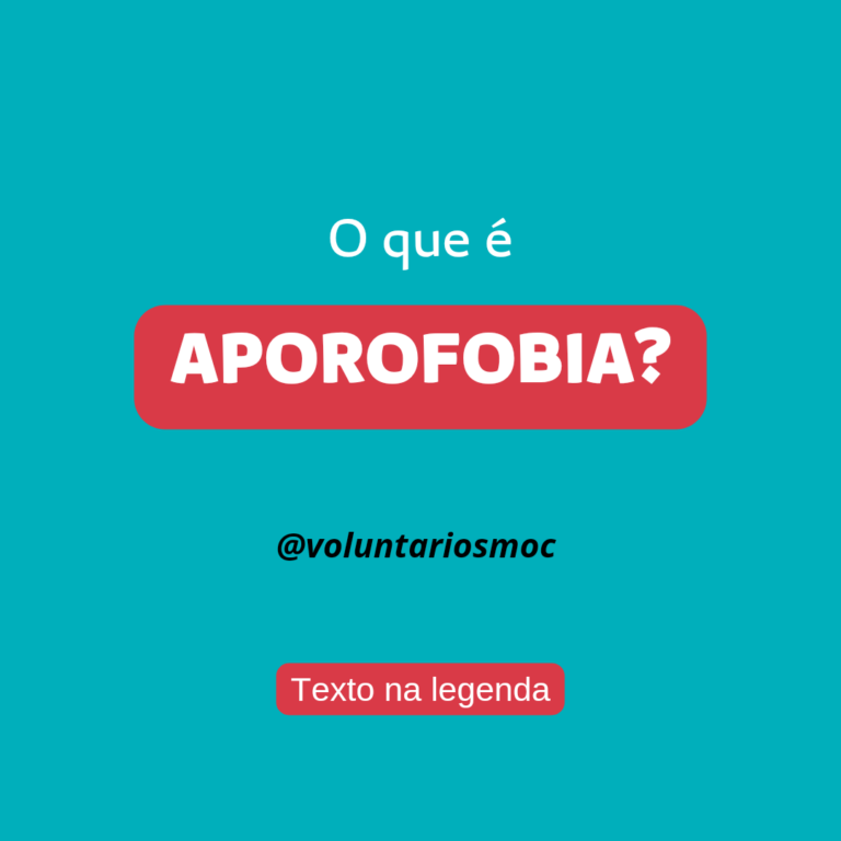 O que é APOROFOBIA?